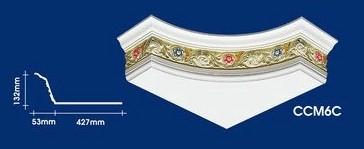 Cornice Corner Warna-warni : CCM6C