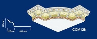 Cornice Corner Warna-warni : CCM12B