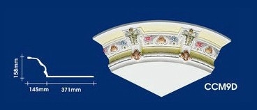 Colorful Cornice Corner : CCM9D