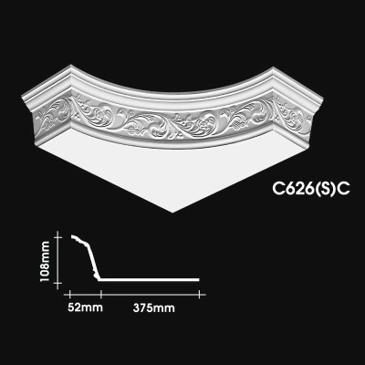 Plain Cornice Corner : C626(S)C