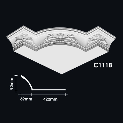 Plain Cornice Corner : C111B