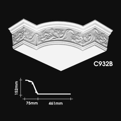 Cornice Corner Warna Kosong : C932B