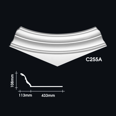 Plain Cornice Corner : C255A