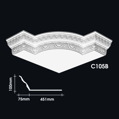 Plain Cornice Corner : C105B