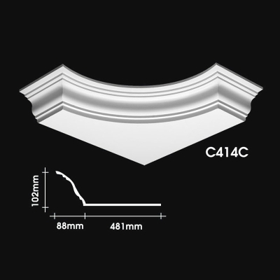 Plain Cornice Corner : C414C