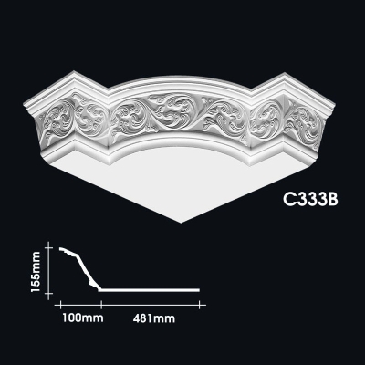 Plain Cornice Corner : C333B