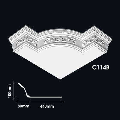 Plain Cornice Corner : C114B