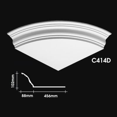 Plain Cornice Corner : C414D