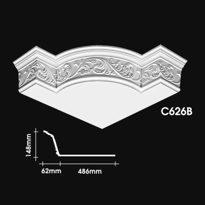 Plain Cornice Corner : C626B