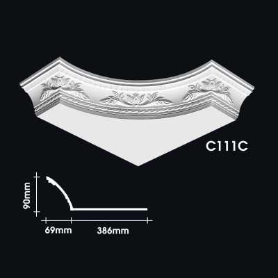 Plain Cornice Corner : C111C