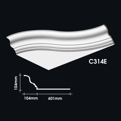 Plain Cornice Corner : C314E