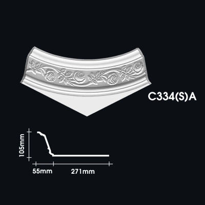 Plain Cornice Corner : C334(S)A