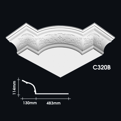 Plain Cornice Corner : C320B