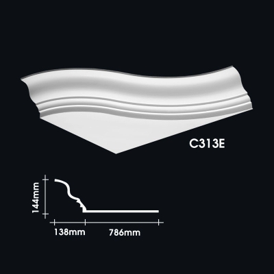 Cornice Corner Warna Kosong : C313E