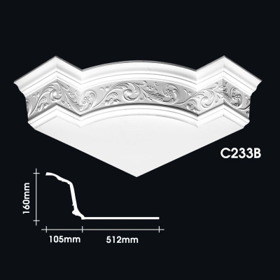 Plain Cornice Corner : C233B