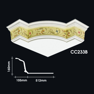 Cornice Corner Warna Putih : CC233B