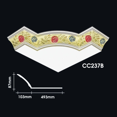 Cornice Corner Warna Putih : CC237B