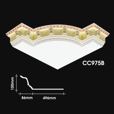 Cornice Corner Warna Putih : CC975B