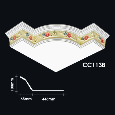 Cornice Corner Warna Putih : CC113B