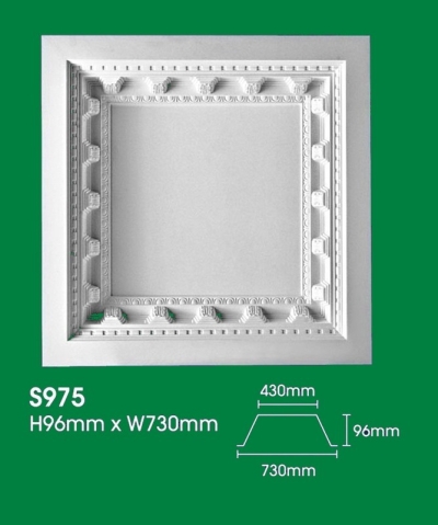 Plaster Ceiling Box-up : S975