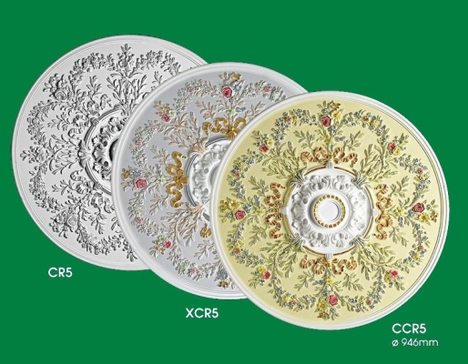 Ceiling Center Rose : CR5 XCR5 CCR5