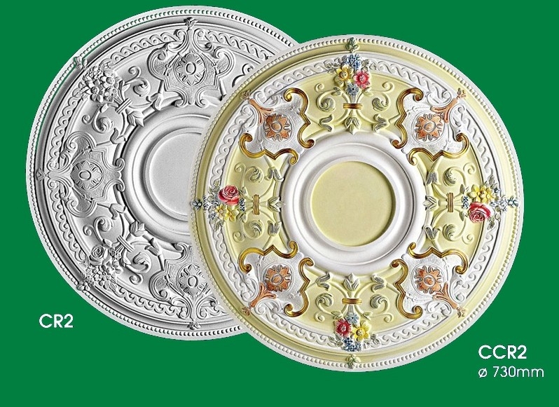 Ceiling Center Rose : CR2 CCR2 Center Rose Plaster Ceiling Choose Sample / Pattern Chart