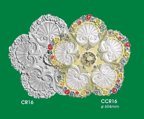 Ceiling Center Rose : CR16 CCR16