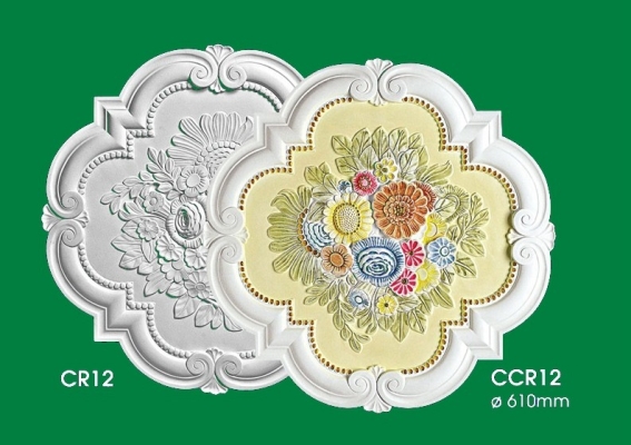 Ceiling Center Rose : CR12 CCR12