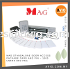 MAG Magnet Standalone Door Access Package Card and Pin Soyal AR721H Keypad EM Lock RFID Card CDS18L Adapter DR2 PKG Door Access Package DOOR ACCESS