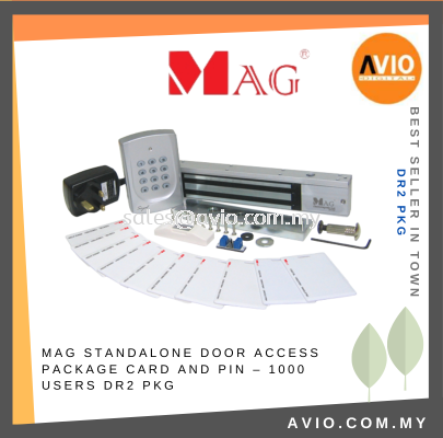 MAG Magnet Standalone Door Access Package Card and Pin Soyal AR721H Keypad EM Lock RFID Card CDS18L Adapter DR2 PKG