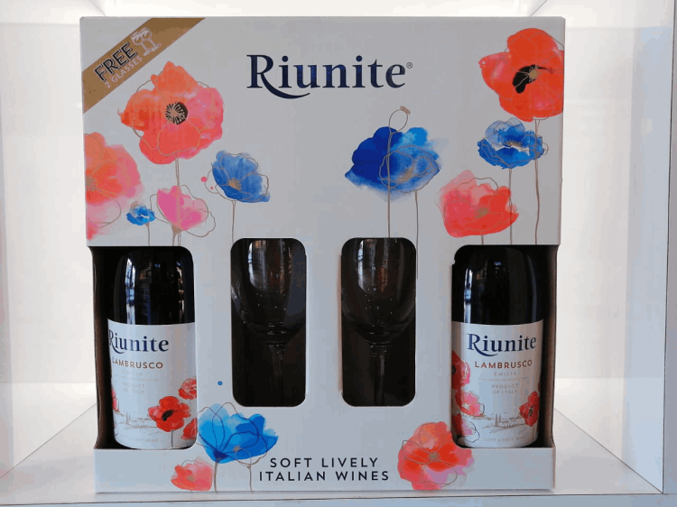 Riunite Lambrusco Gift Box