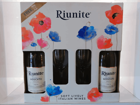 Riunite Trebbiano Moscato Gift Box