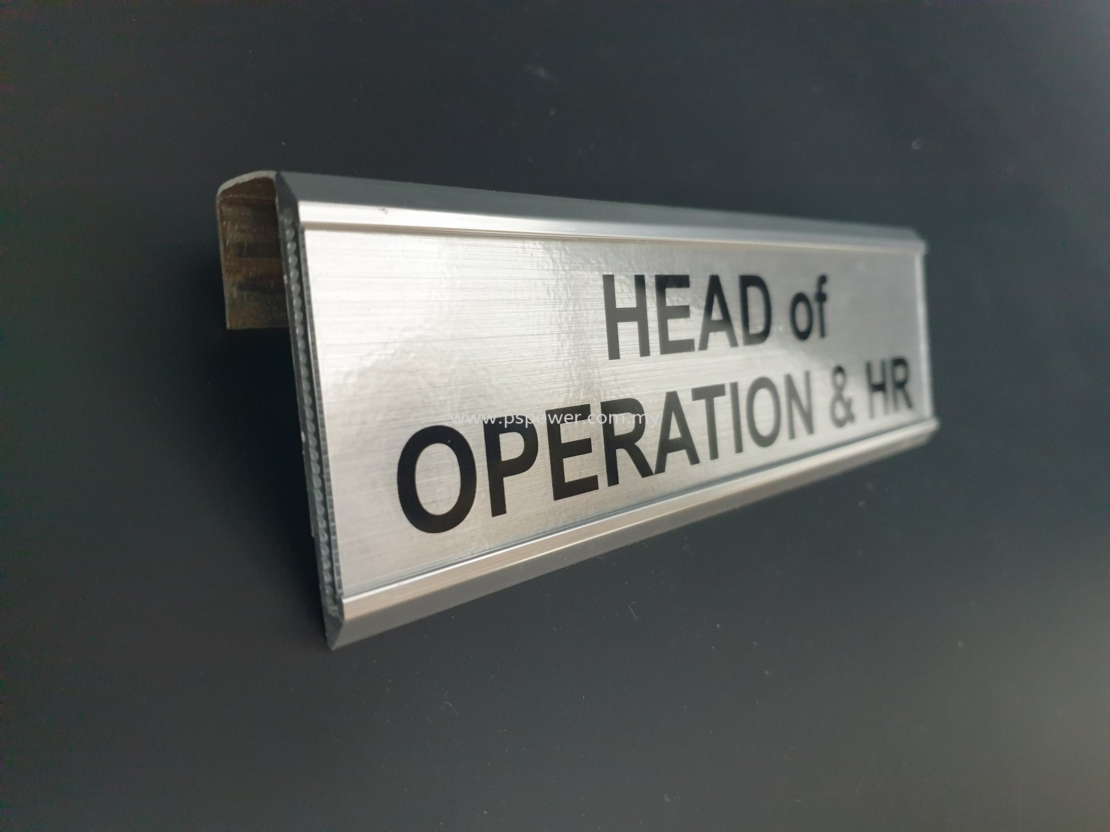 Aluminium Bending Cubicle Signage