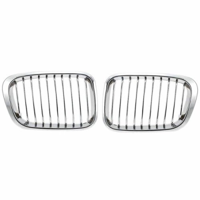 E46 4D `98 Front Grille All Chrome