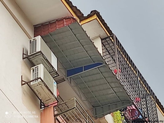 Awning Logam Untuk Tingkap Flat Termasuk Grill - Setapak, Kuala Lumpur