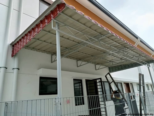 Kitchen Backyard Metal Awning - Setia Permai, Shah Alam