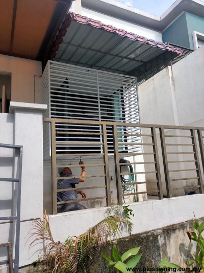 Window Metal Awning With Cage Grill - Subang Jaya