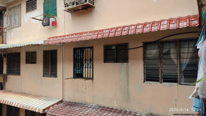 Awning Logam Untuk Flat - Pandan Jaya 