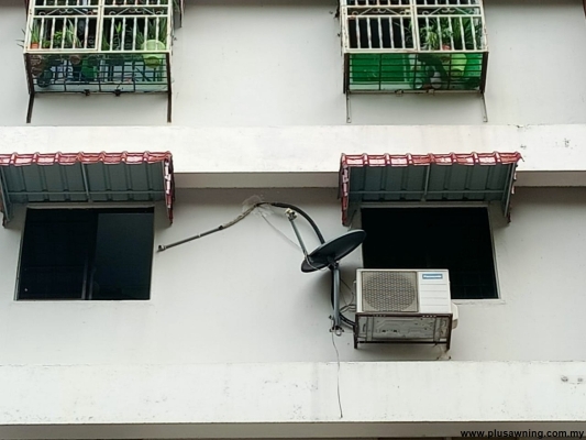 Flat Window Metal Awning - Bukit Cheras