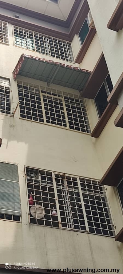 Flat Window Metal Awning - Petaling Jaya