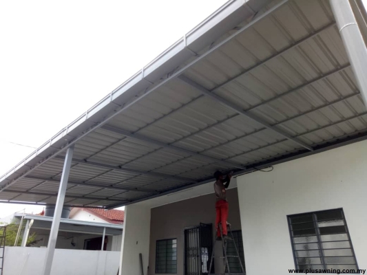 Kitchen Backyard Metal Awning - Kampung Sungai Chua