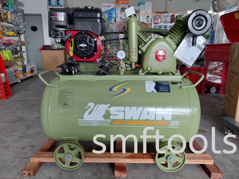 SWAN (TAIWAN) HVU-203E 6.5HP B&S GASOLINE ENGINE TYPE AIR COMPRESSOR ENGINE TYPE (PETROL OR DIESEL) AIR COMPRESSOR SERIES