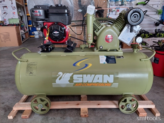 SWAN (TAIWAN) HVU-203E 6.5HP B&S GASOLINE ENGINE TYPE AIR COMPRESSOR