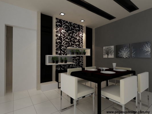 Modern Dining Renovation Design Reference - Skudai