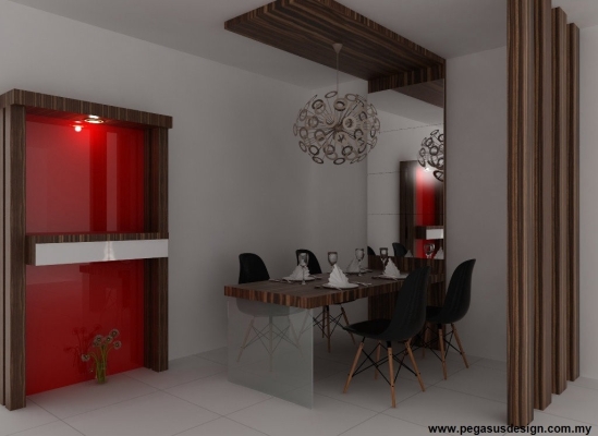 Dining Renovation Design Reference With Altar Cabinet - Skudai