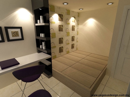 Bedroom Design 3D Draw - Skudai