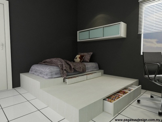 Bedroom Design 3D Draw - Skudai