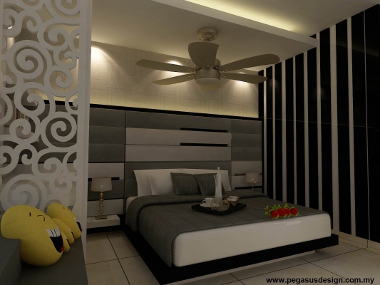 Bedroom Design 3D Draw - Skudai