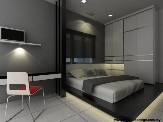 Bedroom Design 3D Draw - Skudai