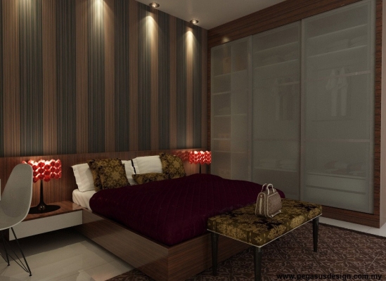 Bedroom Design 3D Draw - Skudai